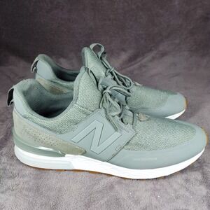 New Balance 574 Sport Olive White Gum Men's Size 14 Athletic Sneakers